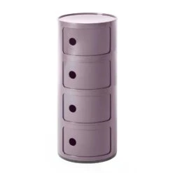Kartell Componibili Modular System 4 Compartments, Purple