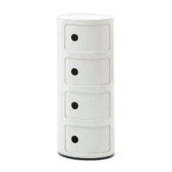 Kartell Componibili Modular System 4 Compartments, White