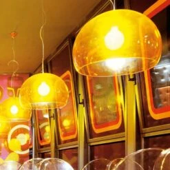 Kartell FL/Y Pendant 52 Cm, Matte White -Gubi Furni Sales kartell fl y pendant 4 1