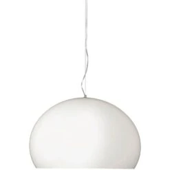Kartell FL/Y Pendant 52 Cm, Matte White