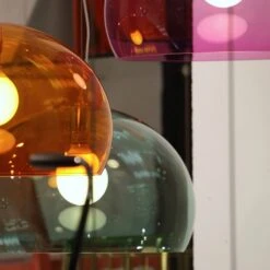 Kartell FL/Y Small Pendant, Transparent -Gubi Furni Sales kartell fl y small lamp transparent 2