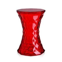 Kartell Stone Stool, Red