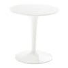 Kartell TipTop Mono Table, Glossy White -Gubi Furni Sales kartell tiptop mono table glossy white 1
