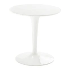 Kartell TipTop Mono Table, Glossy White