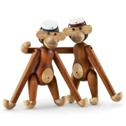 Kay Bojesen Graduation Cap For Monkey Small, Blue/White -Gubi Furni Sales kay bojesen graduation cap for monkey small blue white 2