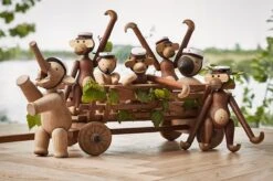 Kay Bojesen Graduation Cap For Monkey Small, Blue/White -Gubi Furni Sales kay bojesen graduation cap for monkey small blue white 3