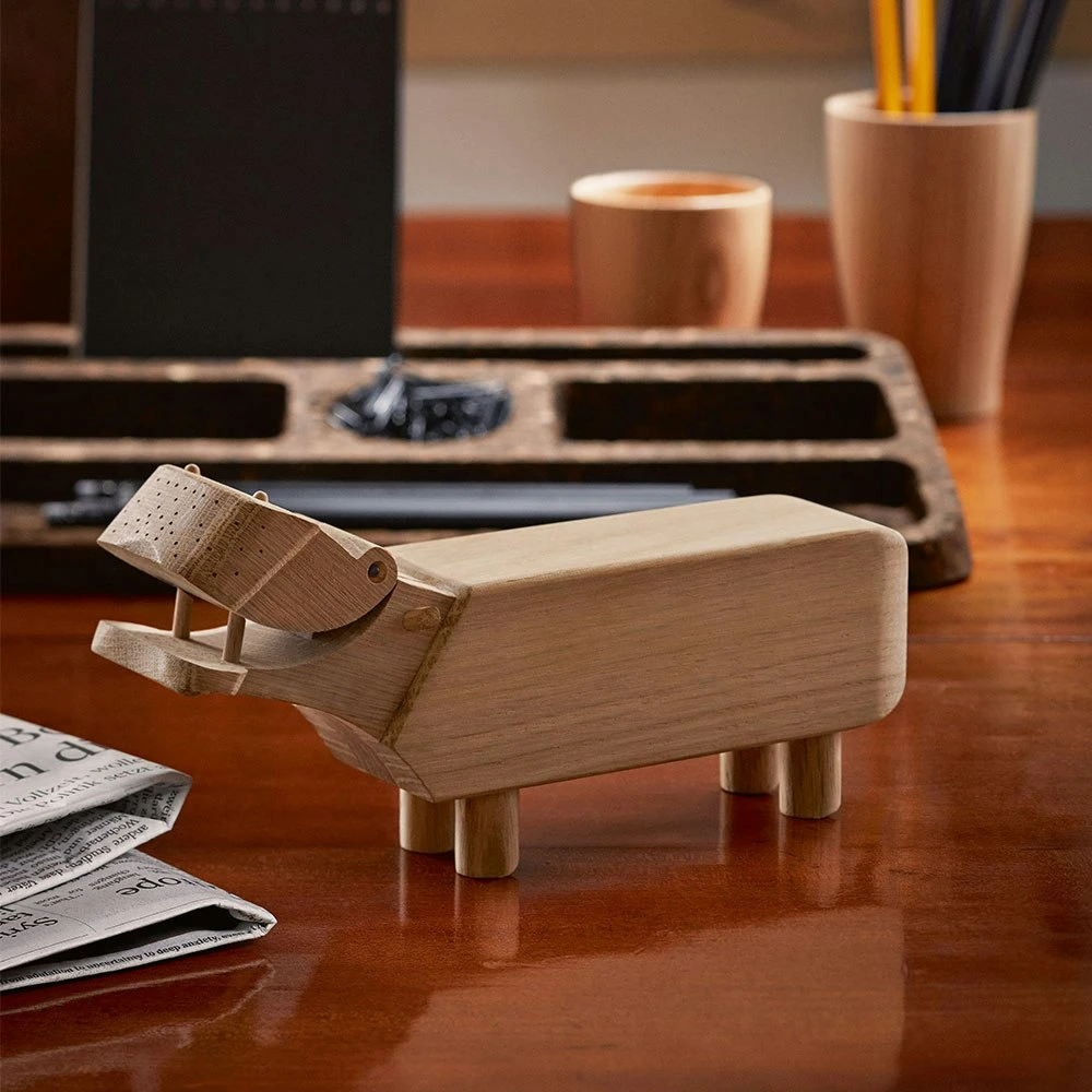 Kay Bojesen Hippo, Oak 5 Kay Bojesen Hippo, Oak - Image 3