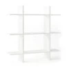 Kids Concept Star Wall Shelf 3 Shelves, White -Gubi Furni Sales kids concept star wall shelf 3 shelves white 0
