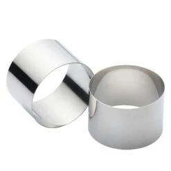 Kitchen Craft, Steel Deep Cooking Rings Set Of 2 M