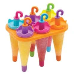 Kitchen Craft Let's Make, Umbrella Ice Lolly Moulds, Set Of 6