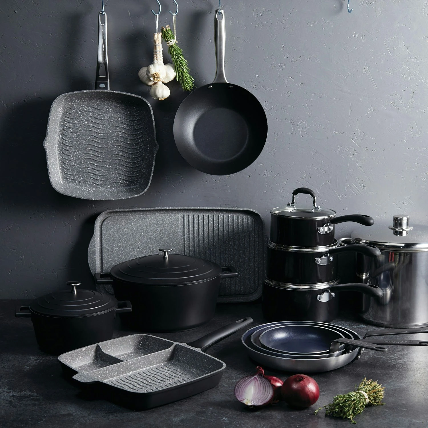 Kitchen Craft MasterClass Casserole Black, 2,5 L 6 Kitchen Craft MasterClass Casserole Black, 2,5 L - Image 4