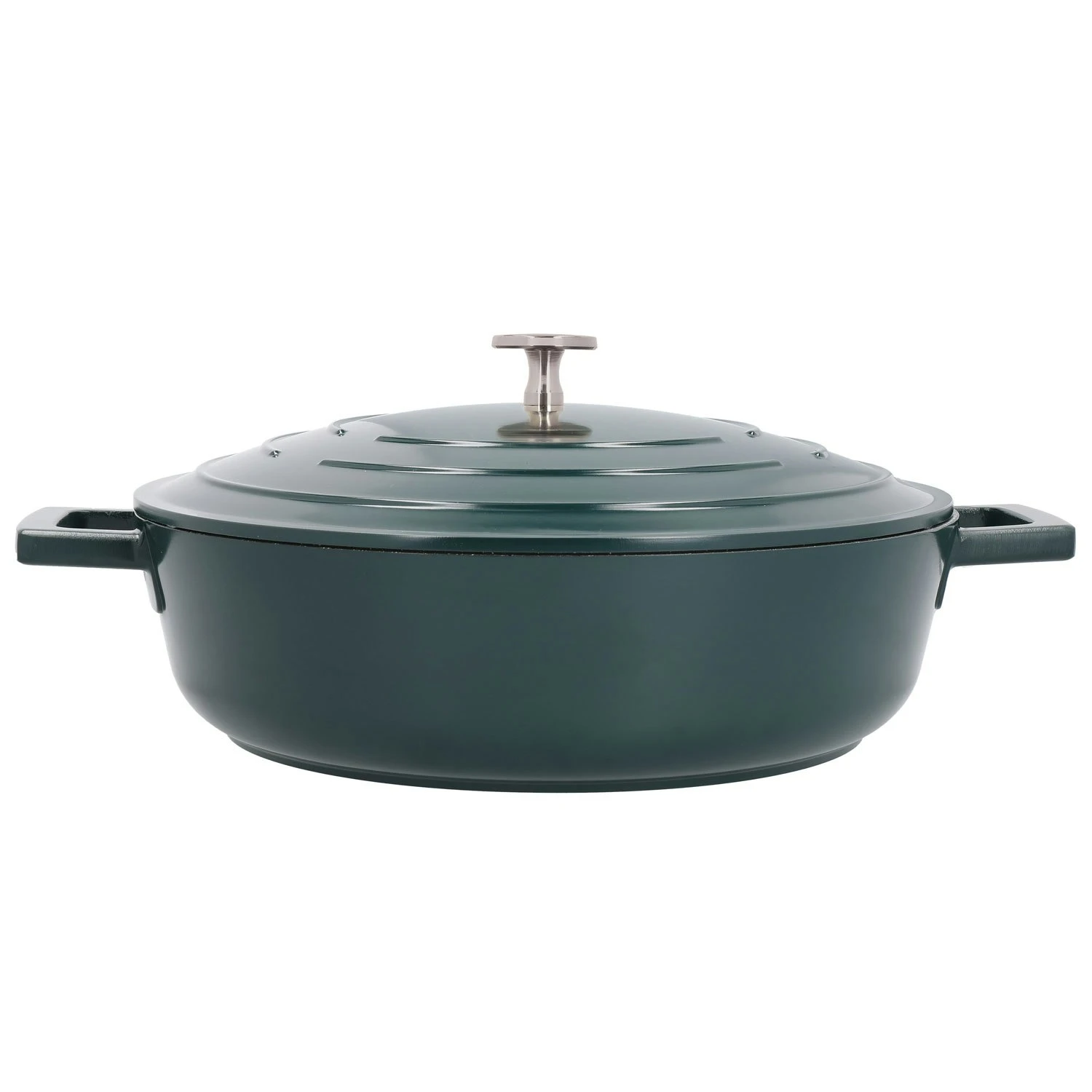 Kitchen Craft MasterClass Low Casserole 4 L, Green 3 Kitchen Craft MasterClass Low Casserole 4 L, Green