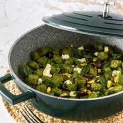 Kitchen Craft MasterClass Low Casserole 4 L, Black 9 Kitchen Craft MasterClass Low Casserole 4 L, Black -Gubi Furni Sales kitchen craft masterclass low casserole 4 l 6