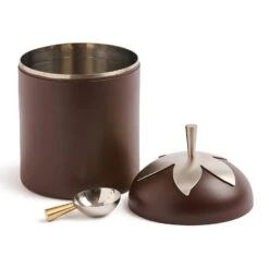 Klong Blad Jar Large, Brown -Gubi Furni Sales klong blad jar large brown 1