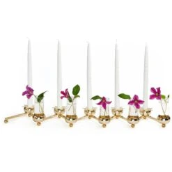 Klong Constella Candle Holder Large, Brass 6 Klong Constella Candle Holder Large, Brass -Gubi Furni Sales klong constella candle holder large 2