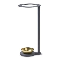 Klong Monokel Umbrella Stand, Grey/Brass