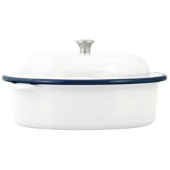 Kockums Jernverk Cast Iron Pot 4 L, White