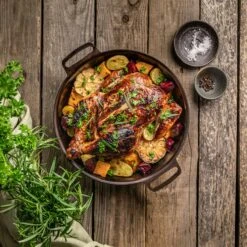 Kockums Jernverk Frying Pan / Pie Dish, 24 Cm -Gubi Furni Sales kockums jernverk frying pan pie dish 2 1