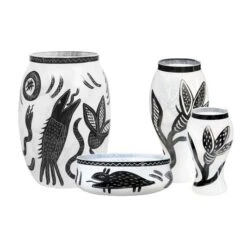 Kosta Boda Caramba Vase 34 Cm, White -Gubi Furni Sales kosta boda caramba vase 34 cm white 1