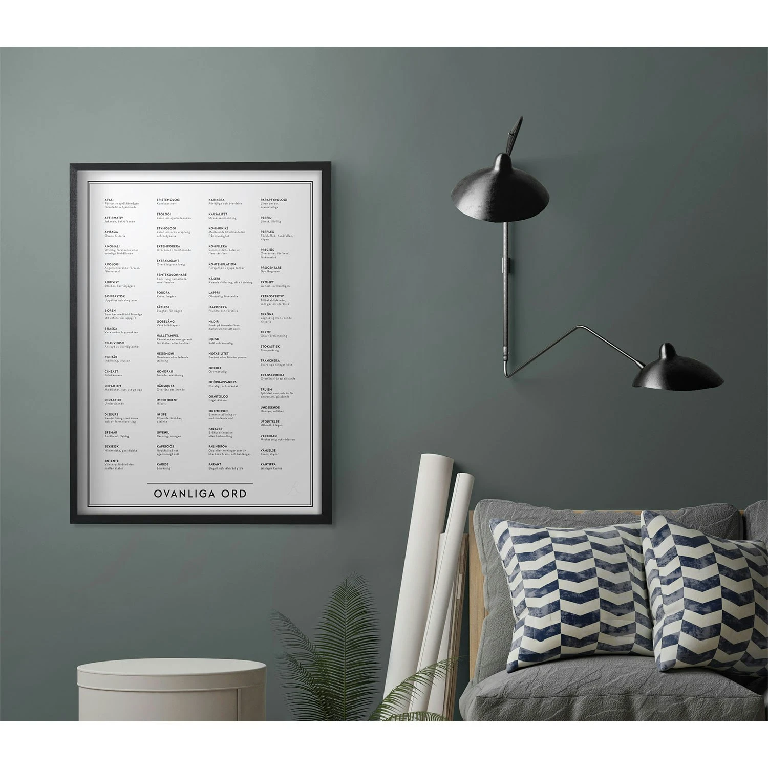 Ovanliga Ord Poster 50x70 Cm 4 Ovanliga Ord Poster 50x70 Cm - Image 2