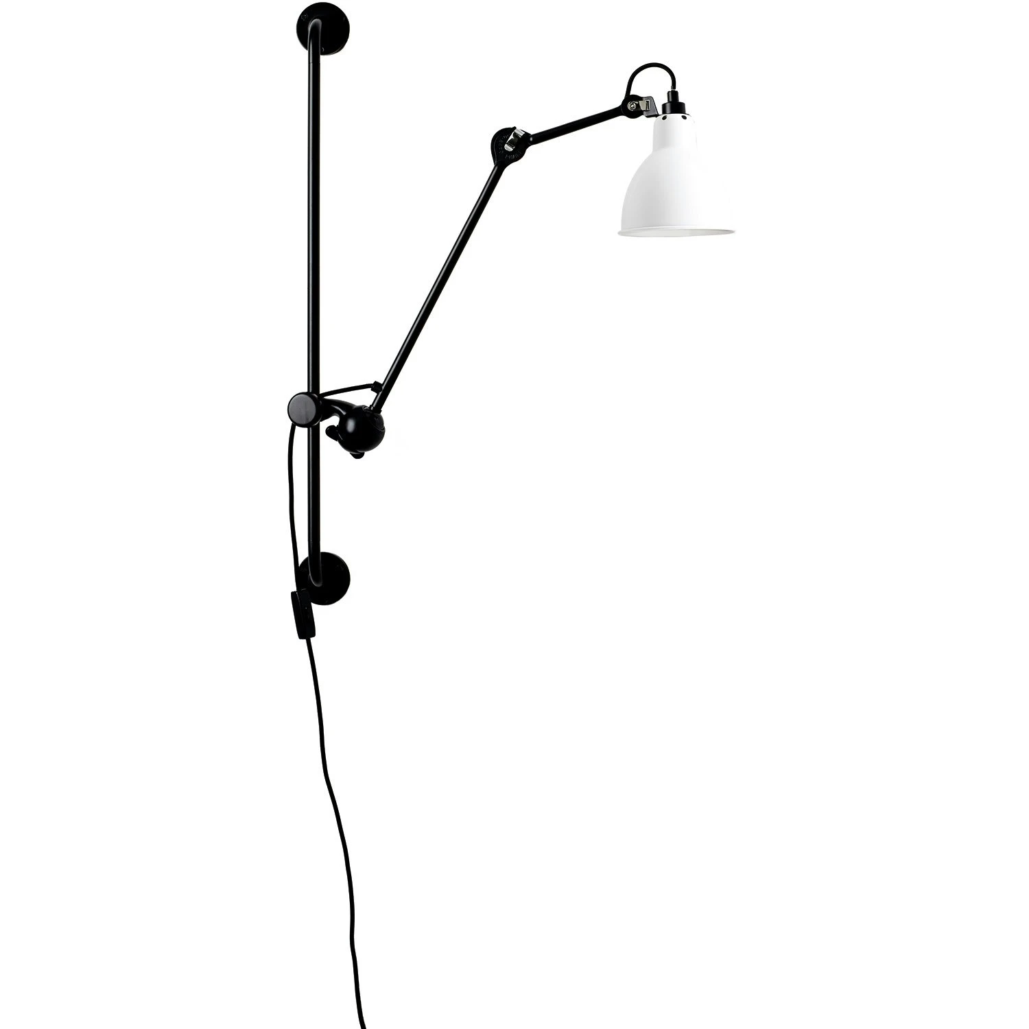 Lampe Gras N°210 Wall Lamp, Black / White 3 Lampe Gras N°210 Wall Lamp, Black / White