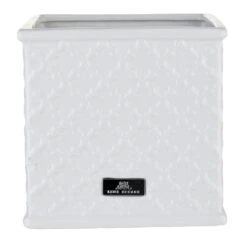 Patia Flower Pot L, White