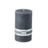 Rustic Candle Medium, Dark Grey
