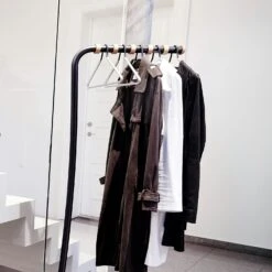 LIND DNA Hanger, Steel/Black -Gubi Furni Sales lind dna hanger steel black 1