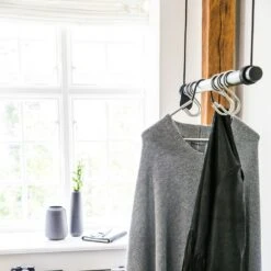 LIND DNA Swing Hanger 80 Cm, Oak/Nature Leather -Gubi Furni Sales lind dna swing hanger 80 cm 2 1