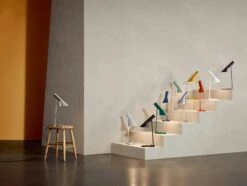 Louis Poulsen AJ Mini Table Lamp, Light Grey -Gubi Furni Sales louis poulsen aj mini table lamp 16 1