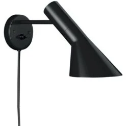 Louis Poulsen AJ Wall Lamp, Black