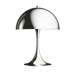 Louis Poulsen Panthella Mini Table Lamp, Chromed