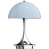 Louis Poulsen Panthella V2 Table Lamp Portable, Grey Opal Acrylic
