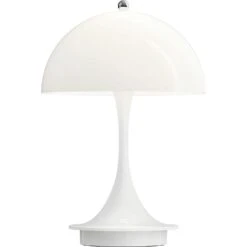 Louis Poulsen Panthella V2 Table Lamp Portable, Opal