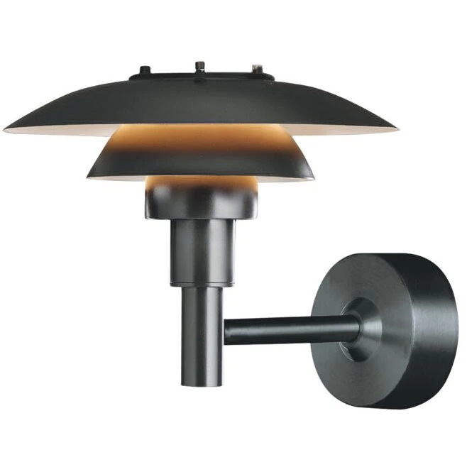 Louis Poulsen PH 3-2½ Wall Lamp, Black 3 Louis Poulsen PH 3-2½ Wall Lamp, Black
