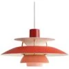 Louis Poulsen PH 5 Mini Pendant, Red 1 Louis Poulsen PH 5 Mini Pendant, Red -Gubi Furni Sales louis poulsen ph 5 mini pendant 38