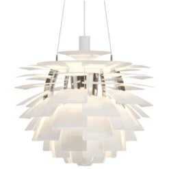 Louis Poulsen PH Artichoke Pendant 600 Mm, White