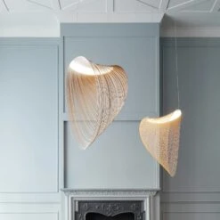 Luceplan Illan Pendant Phase Cut Dimmer 60 Cm, Birch -Gubi Furni Sales luceplan illan pendant phase cut dimmer 1