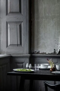 Lyngby Porcelæn Rhombe Salt & Pepper Set, White -Gubi Furni Sales lyngby porceln rhombe salt pepper set white 1