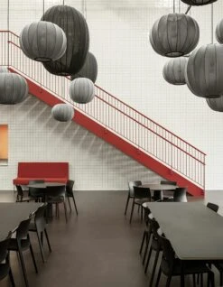 Knit-Wit Pendant Oval 57 Cm, Silver -Gubi Furni Sales made by hand knit wit 23