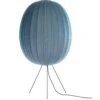Knit-Wit Floor Lamp High Oval 65 Cm, Blue Stone