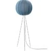 Knit-Wit Floor Lamp High Round 60 Cm, Blue Stone -Gubi Furni Sales made by hand knit wit floor lamp high round 60 cm 5