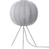 Knit-Wit Floor Lamp Medium Round 60 Cm, Silver 1 Knit-Wit Floor Lamp Medium Round 60 Cm, Silver -Gubi Furni Sales made by hand knit wit floor lamp medium round 60 cm 0