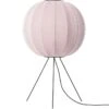 Knit-Wit Floor Lamp Medium Round 60 Cm, Light Pink