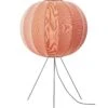 Knit-Wit Floor Lamp Medium Round 60 Cm, Coral 2 Knit-Wit Floor Lamp Medium Round 60 Cm, Coral -Gubi Furni Sales made by hand knit wit floor lamp medium round 60 cm 7