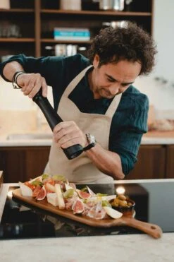 Markus Cheese Board With Cutlery 63x20x1,5 Cm, Acacia Wood -Gubi Furni Sales markus aujalay markus cheese board with cutlery 11