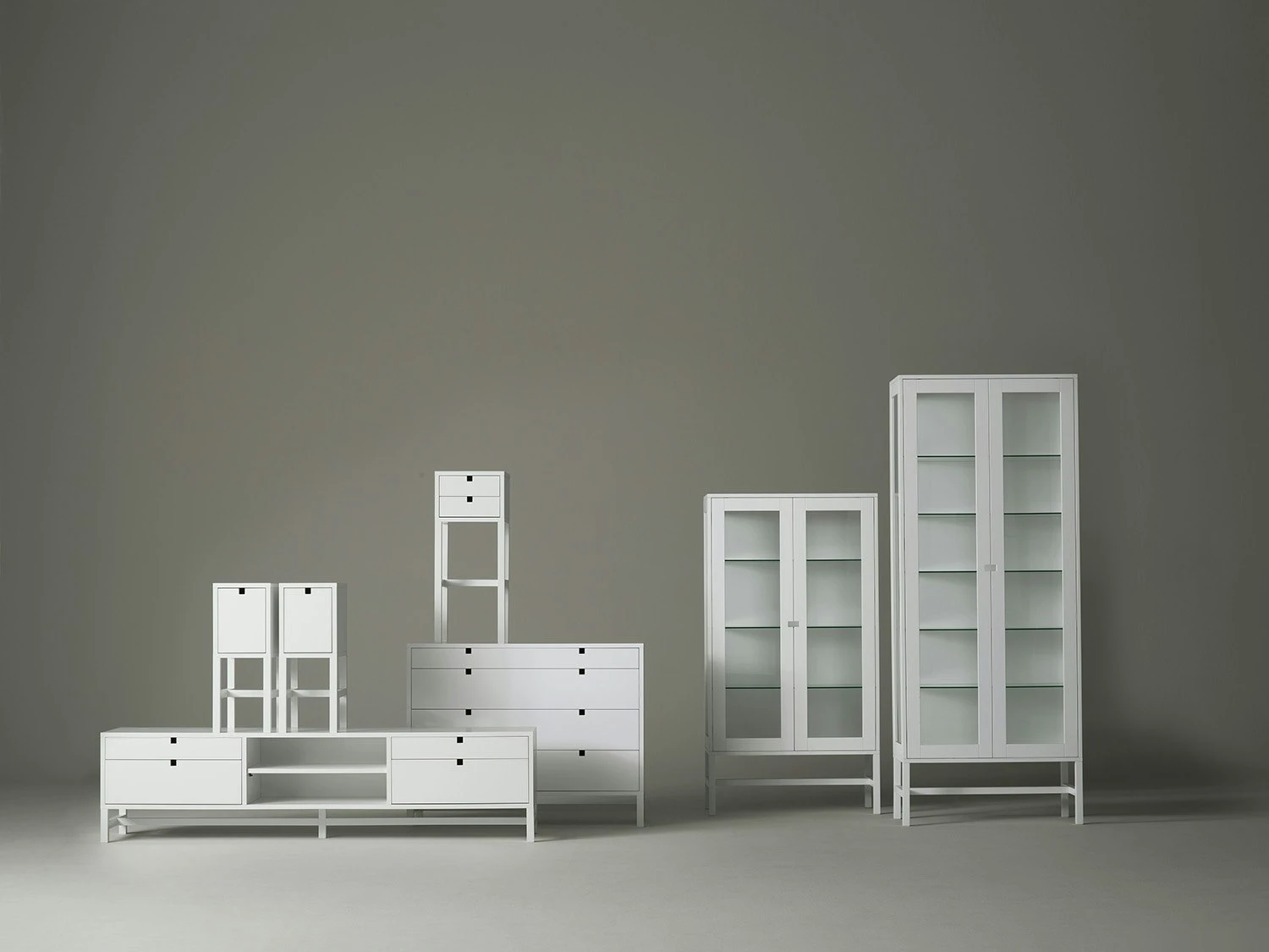 Falsterbo Bench 180 Cm 4 Drawers, White Lacquer 4 Falsterbo Bench 180 Cm 4 Drawers, White Lacquer - Image 2