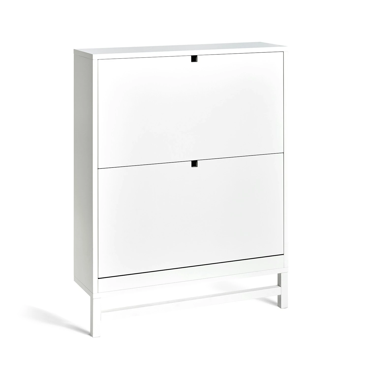 Falsterbo Shoe Cupboard, 2 Compartments, White Lacquer 3 Falsterbo Shoe Cupboard, 2 Compartments, White Lacquer