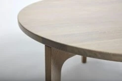 Höllviken Coffee Table Ø80x41 Cm, White Pigmented Oak -Gubi Furni Sales mavis hollviken coffee table 80 cm 6