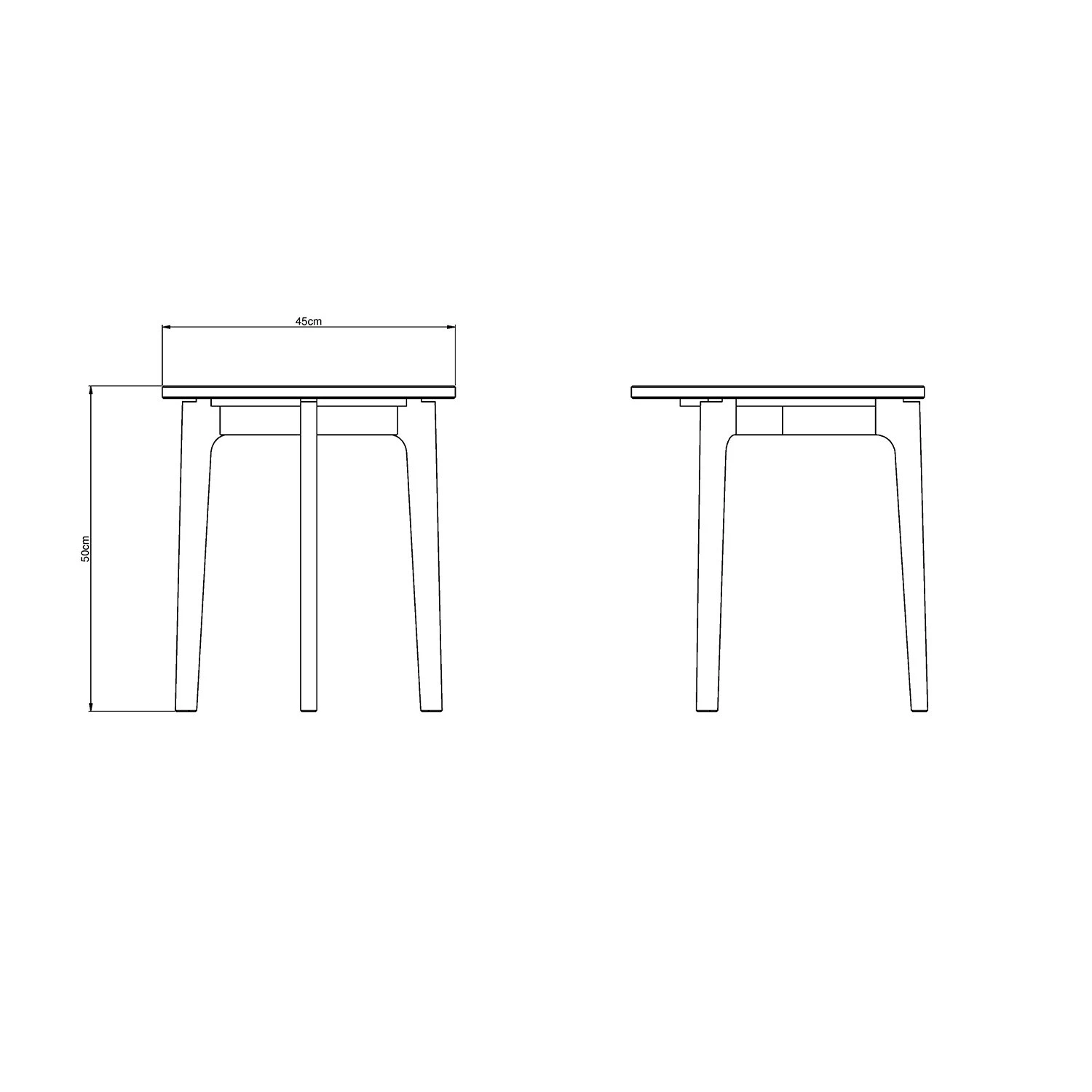 Höllviken Side Table Ø45x50 Cm, White Pigmented Oak/Carrara Marble 4 Höllviken Side Table Ø45x50 Cm, White Pigmented Oak/Carrara Marble - Image 2